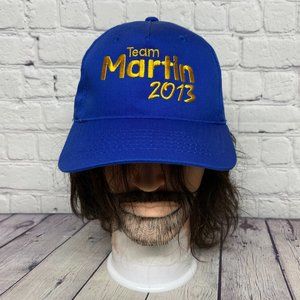 Racing Hat Cap Snapback Blue Team Martin 2013 Pedigree Wild Rows Uncle Bens